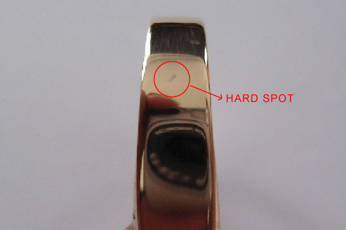How could temperature and the reusage of the scraps influence the formation of hard spots?